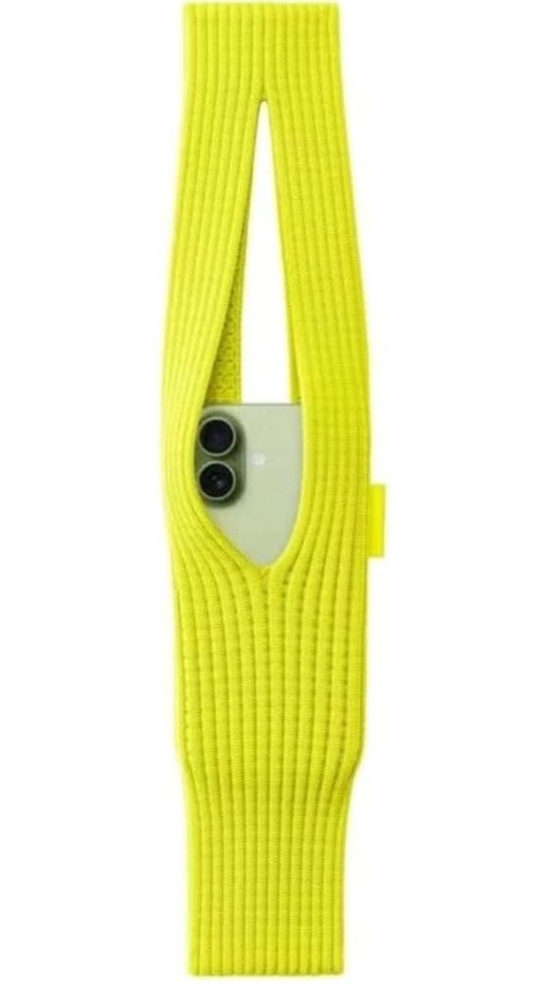 i Phone Pocket 3D-Knitted Stretch Phone Pouch – Wearable Universal Sleeve Compatible with Your Apple Phone or Device (Multicolor, Long)