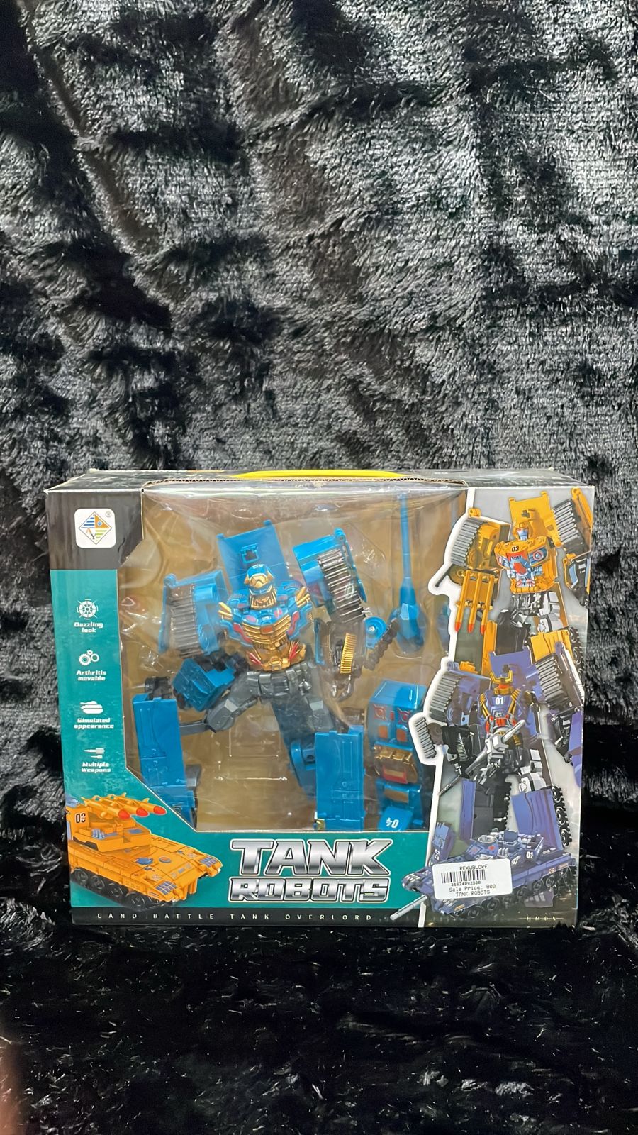 Tank Robots Land Battle Transforming Action Figures (Set of 3) - Multi-Color