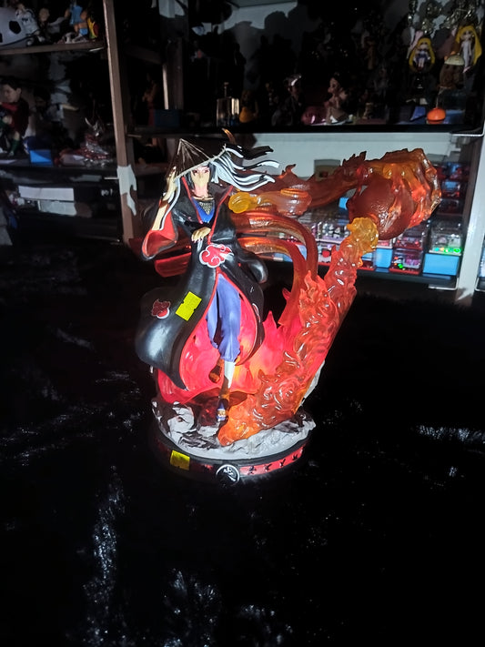 Jiraiya Akatsuki Edition Flame Dragon Figure – Naruto Shippuden Collectible