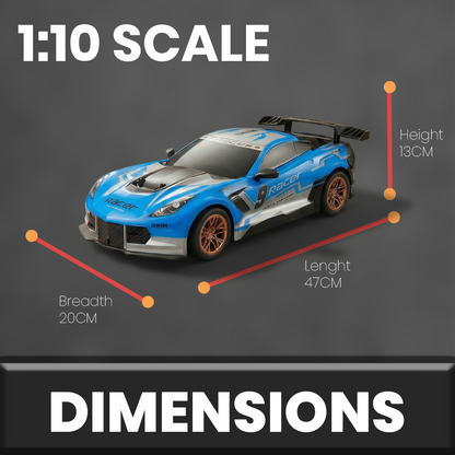High-Speed 1:10 Scale Remote Control Car Big RC Car