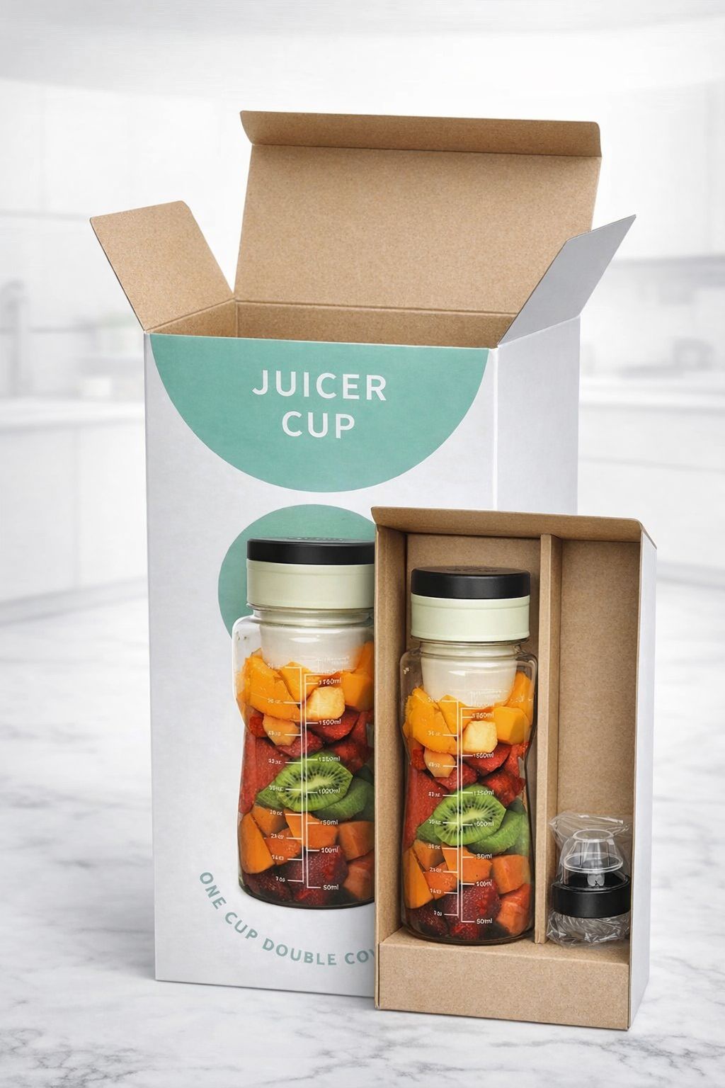 2-in-1 Dual-Cover Juicer & Infuser