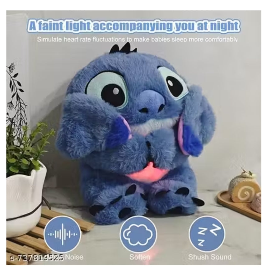 Sleeping Stitch breathing Musical soft toy