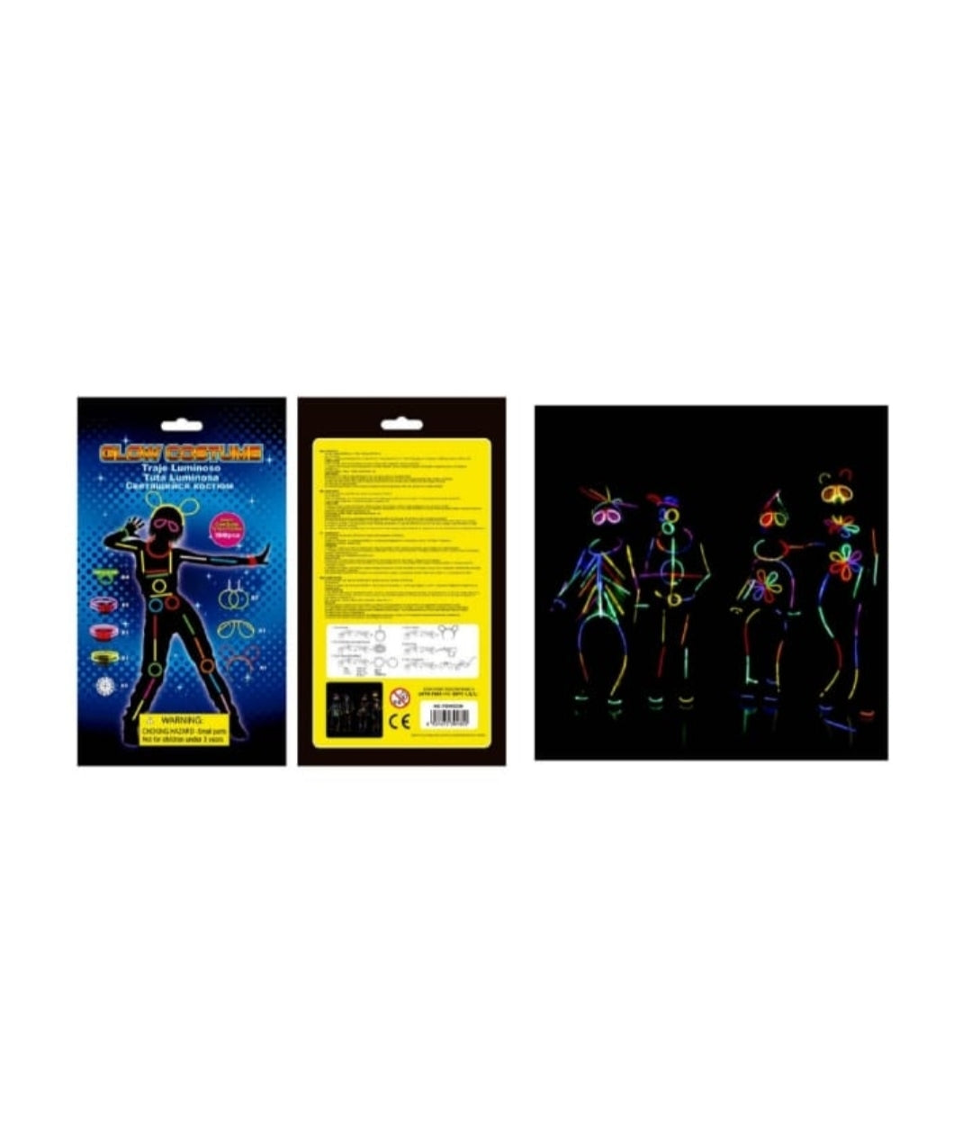 Neon Glow Party Bands with Connectors Glow in the Dark Bracelets for Parties & Events (100 PCS) party