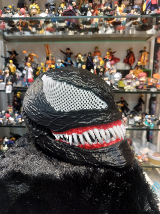 Venom Cosplay Mask – Full Head Anti-Hero Helmet with Realistic Teeth