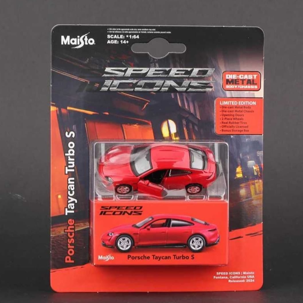 Maisto Speed Icons Porsche Taycan Turbo S Die-Cast Car