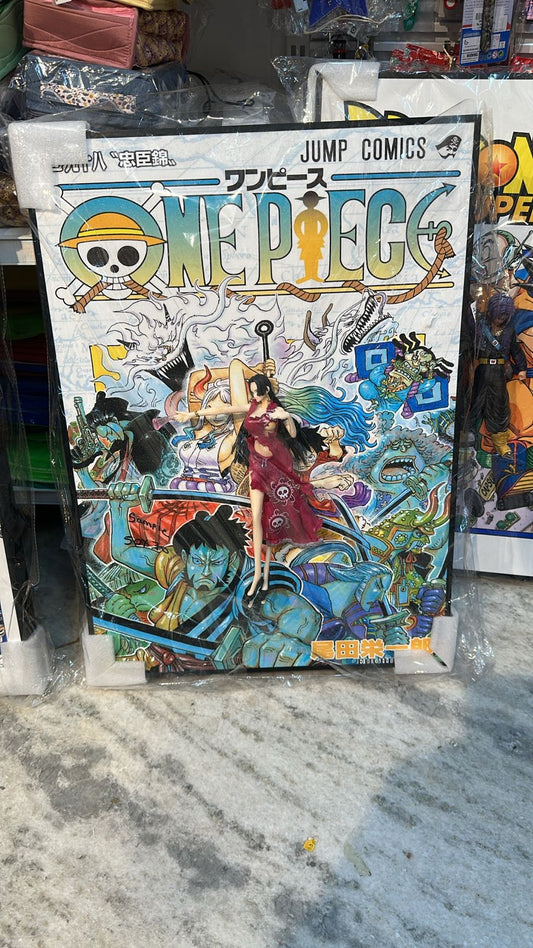 Anime Luffy Collectible Action Figure with Manga Display Box