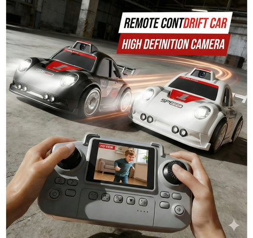 Mini RC Sensor car With High-Definition Camera & In Build Display Controller (Two Colours)
