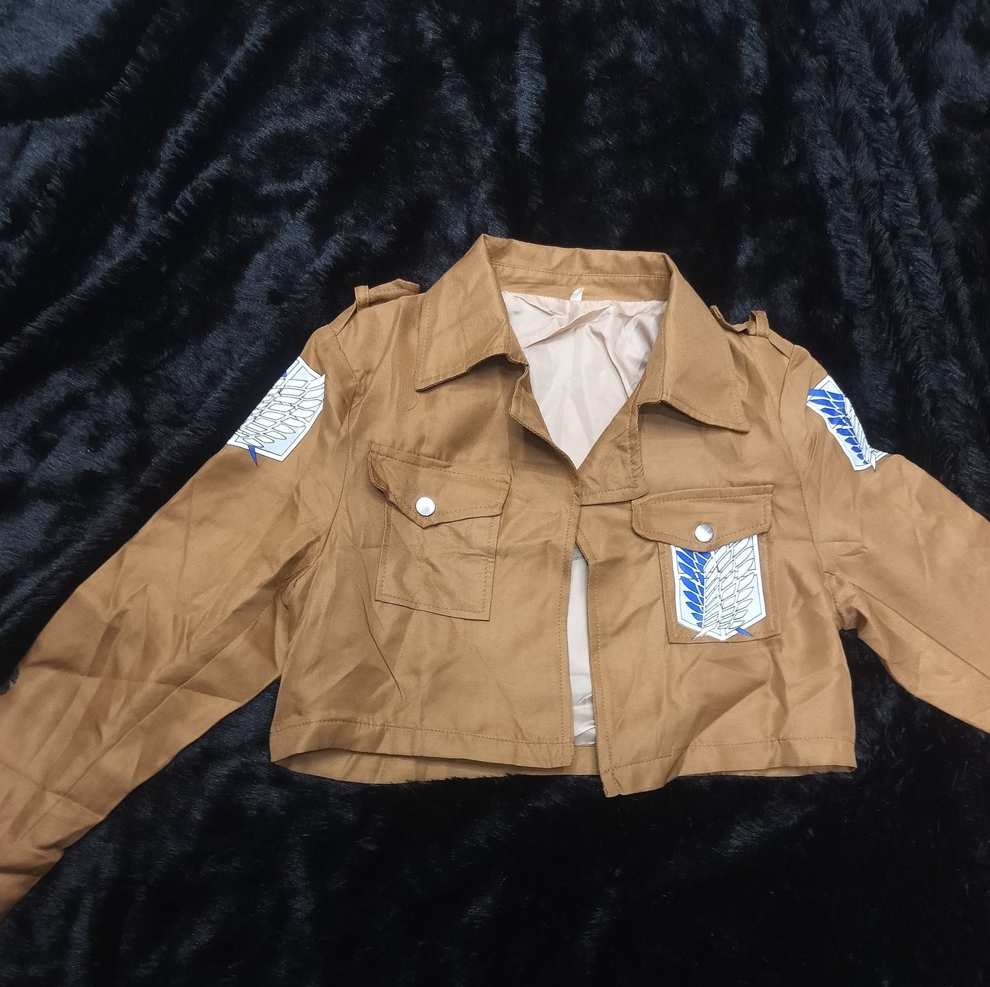 Brown Attack On Titan Jacket Female Attack On Titan Scout Regiment