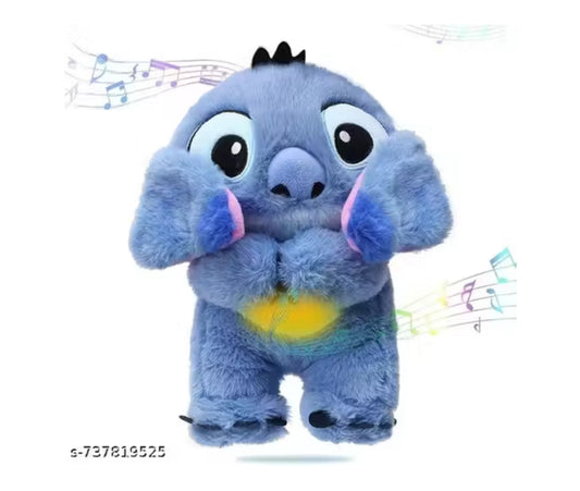 Sleeping Stitch breathing Musical soft toy