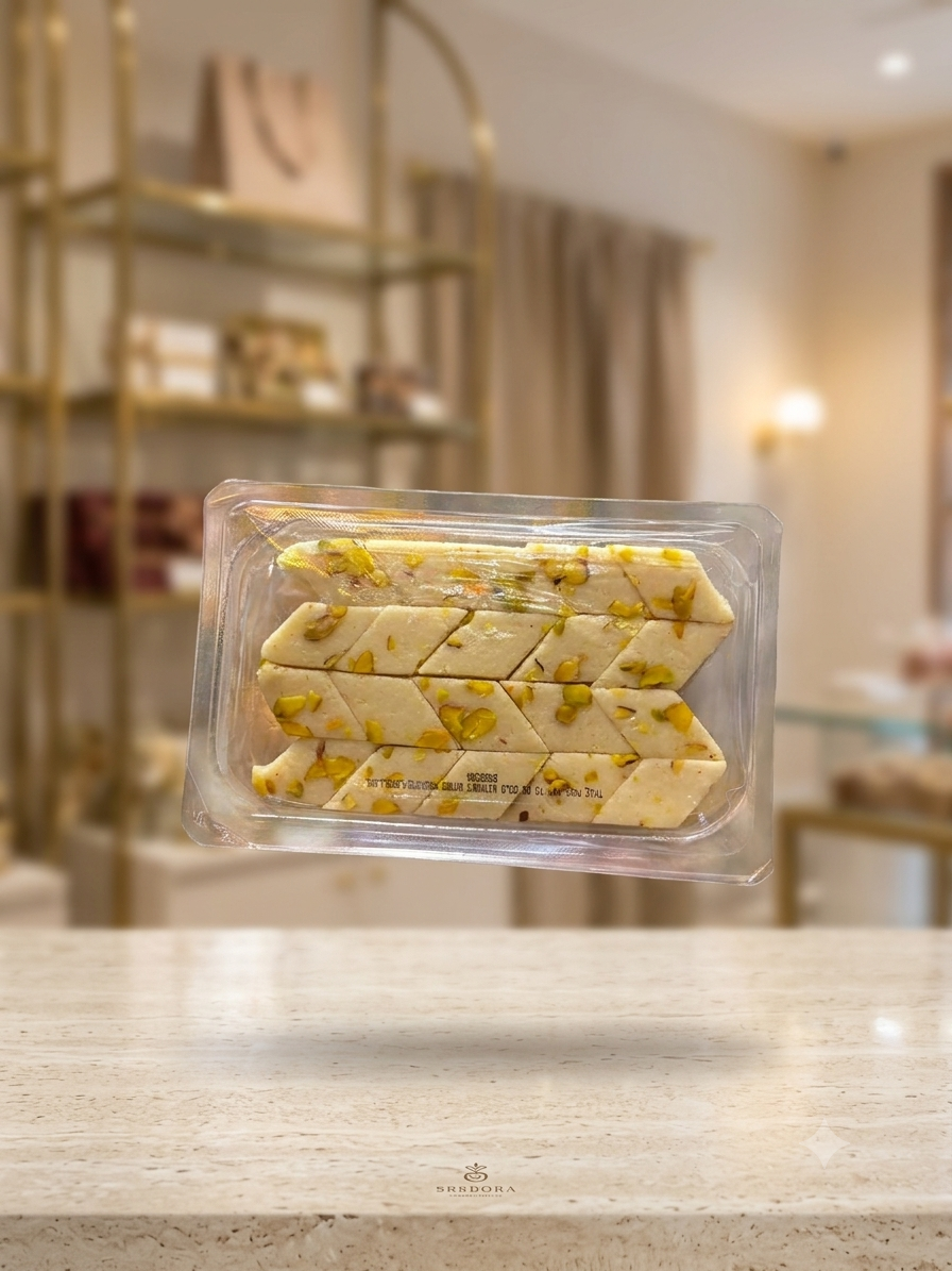Premium Kaju Pista Katli / Pista Jain Kaju – Authentic Traditional Indian Mithai (Vacuum Packed)