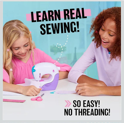 Kids Mini Sewing Machine Toy Set