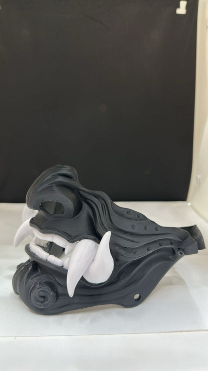 Oni Demon Mask - Handcrafted Japanese Hannya Style