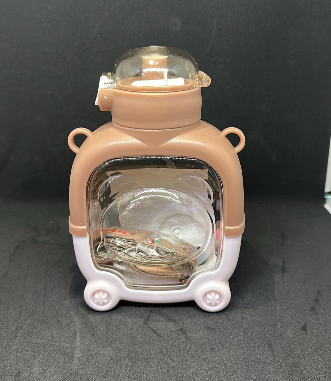 TV-Shaped Cartoon Water Bottle with Strap