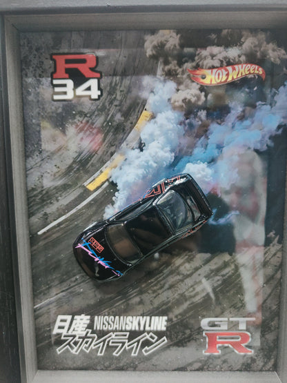 3D Car Frame - Diecast Model Wall Art