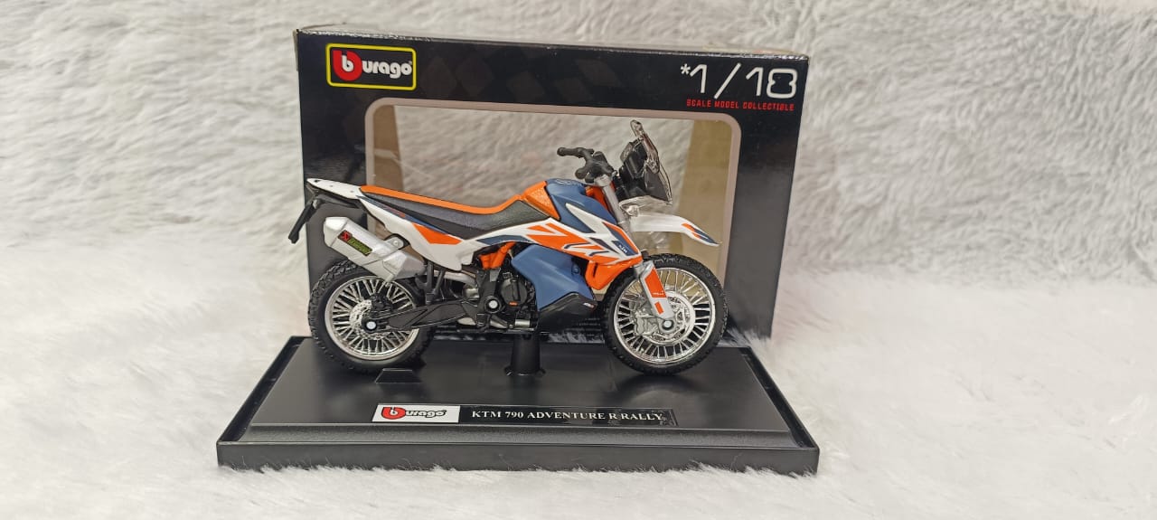 KTM 790 Adventure R Rally Diecast Model – 1:18 Scale Collectible 🏍️🔥