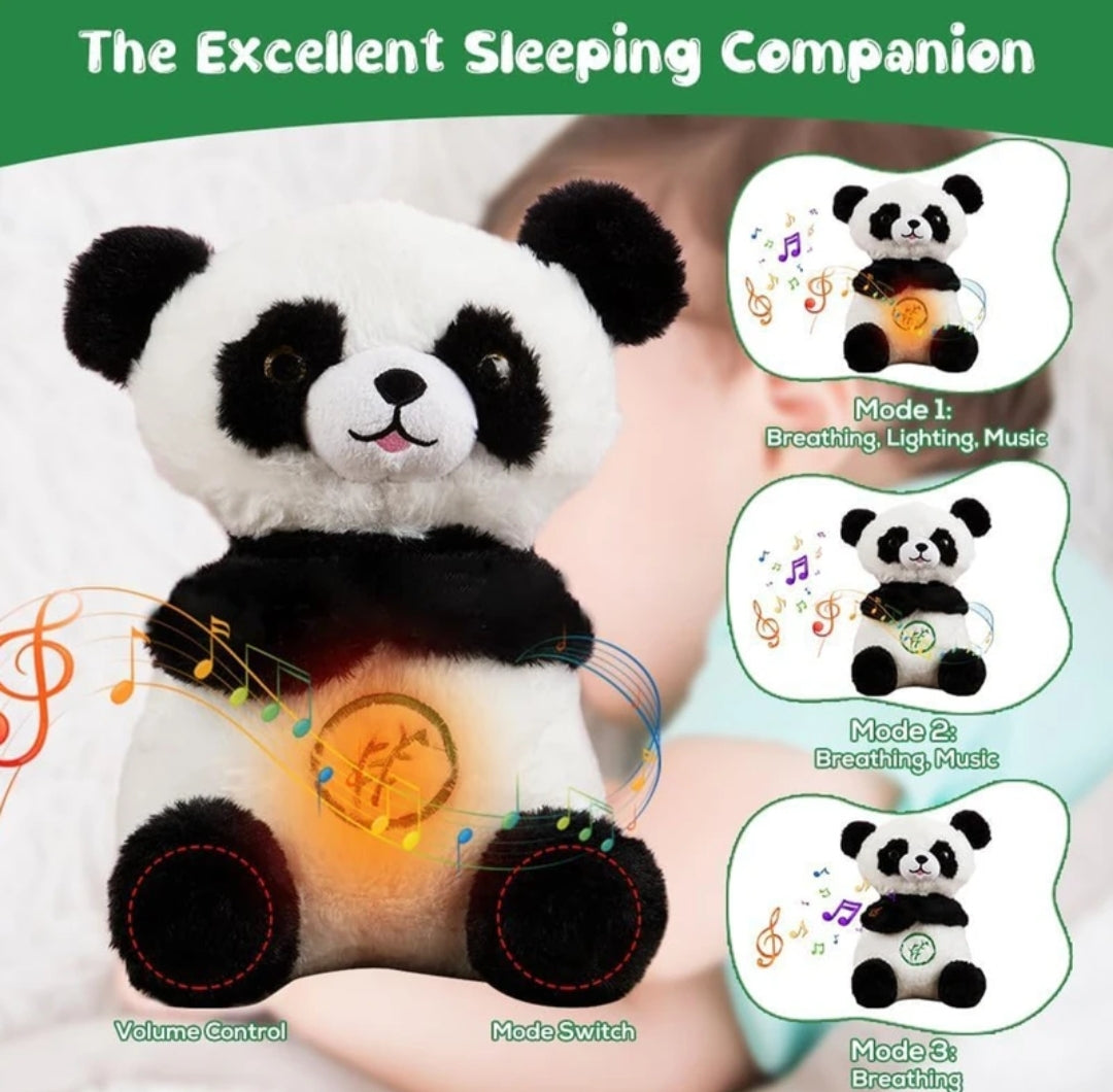 Sleep Breathing Panda musical Toy Ultimate Anxiety Relief & sleep companion