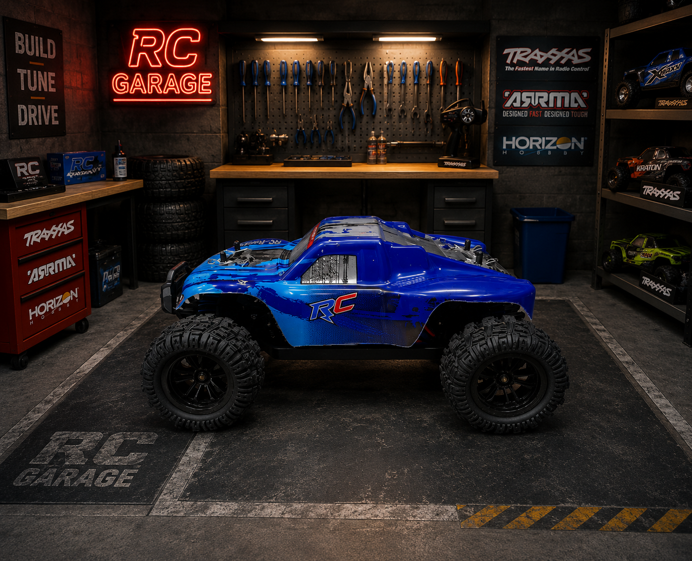 RACING POWER RC CAR HIGH SPEED 4×4 POUR-WHEEL DRIVE-UP TO 40 KM/H SPEED