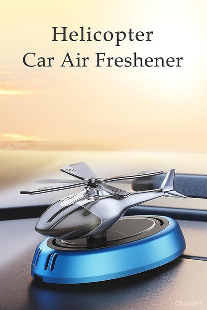 Solar-Powered Helicopter Car Air Fresheners