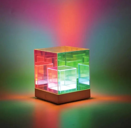 3D infinity Cube RGB Lamp, USB acrylic Night Lamp