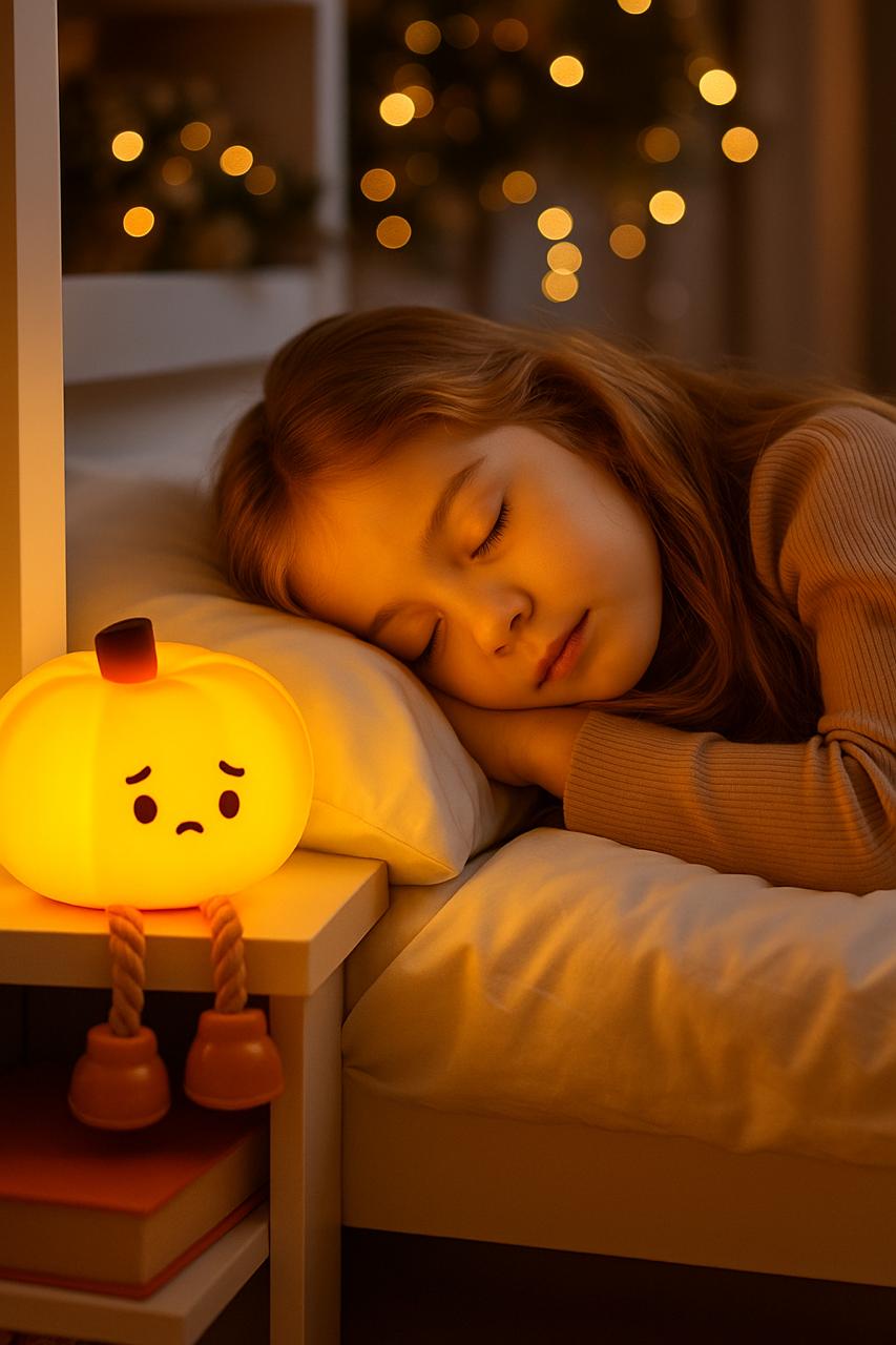 Cute Pumpkin Night Light