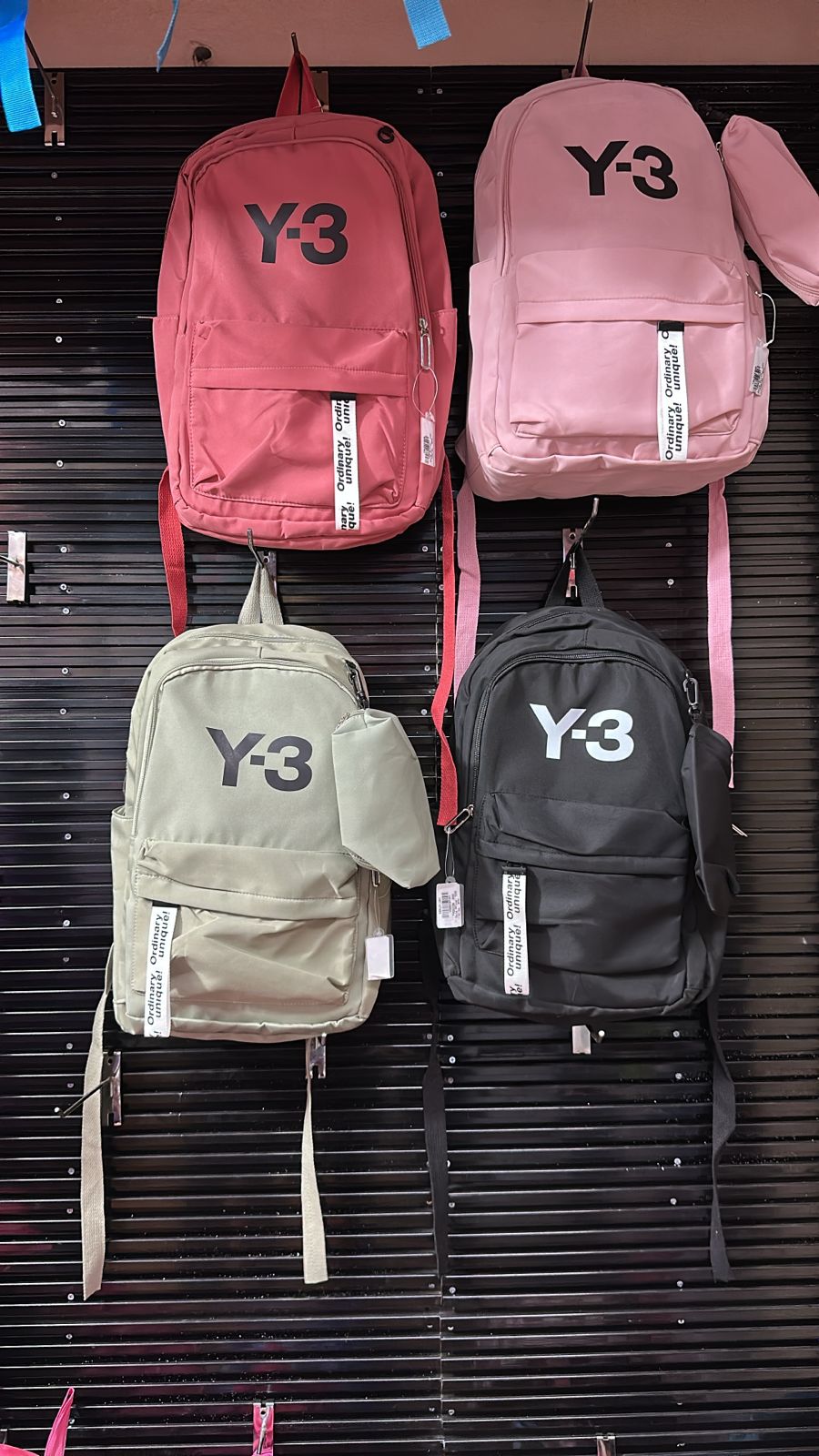 Y-3 Stylish Backpack - Multiple Colors (Buy 2 at 599)