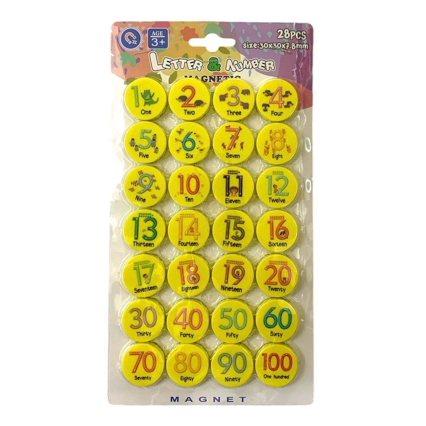Letter & number magnetic set