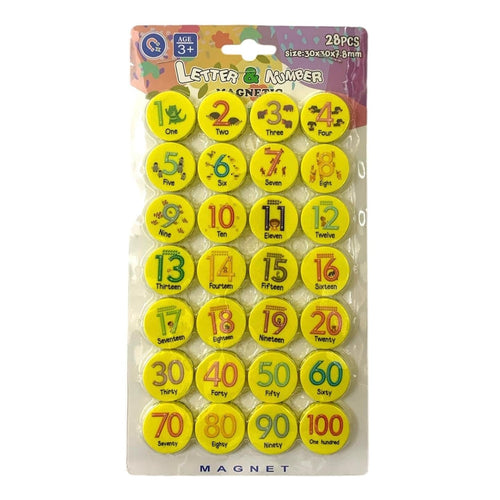 Letter & number magnetic set