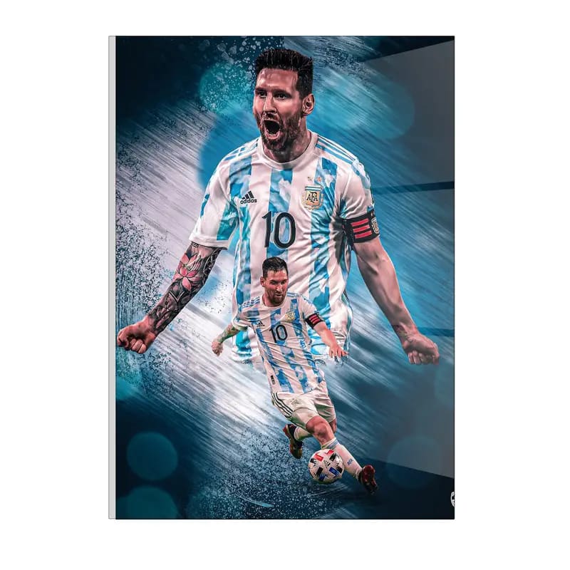 Lionel Messi Wall Poster - Argentina Edition