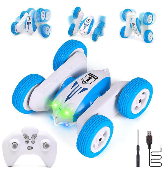 TurboTwist 360° Stunt RC Car – Dual-Sided Flip Remote