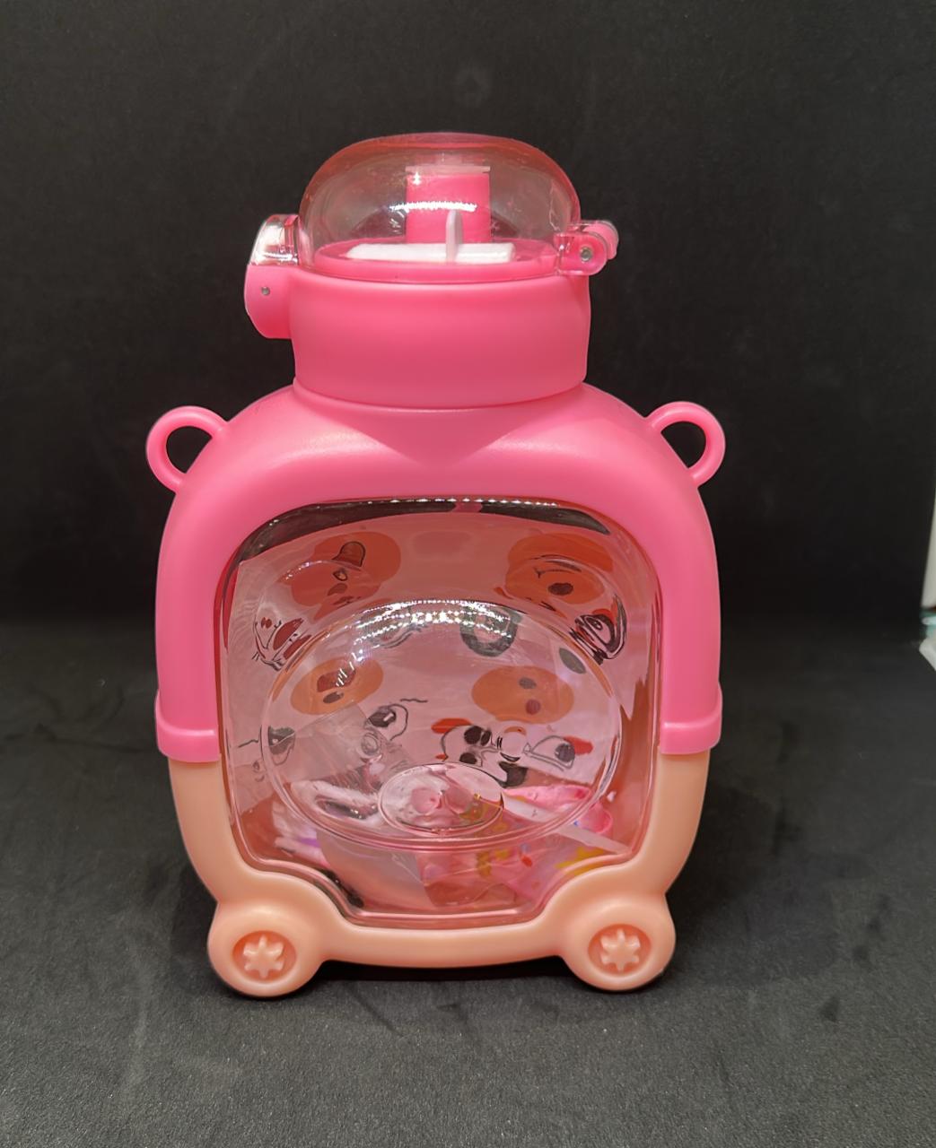 TV-Shaped Cartoon Water Bottle with Strap
