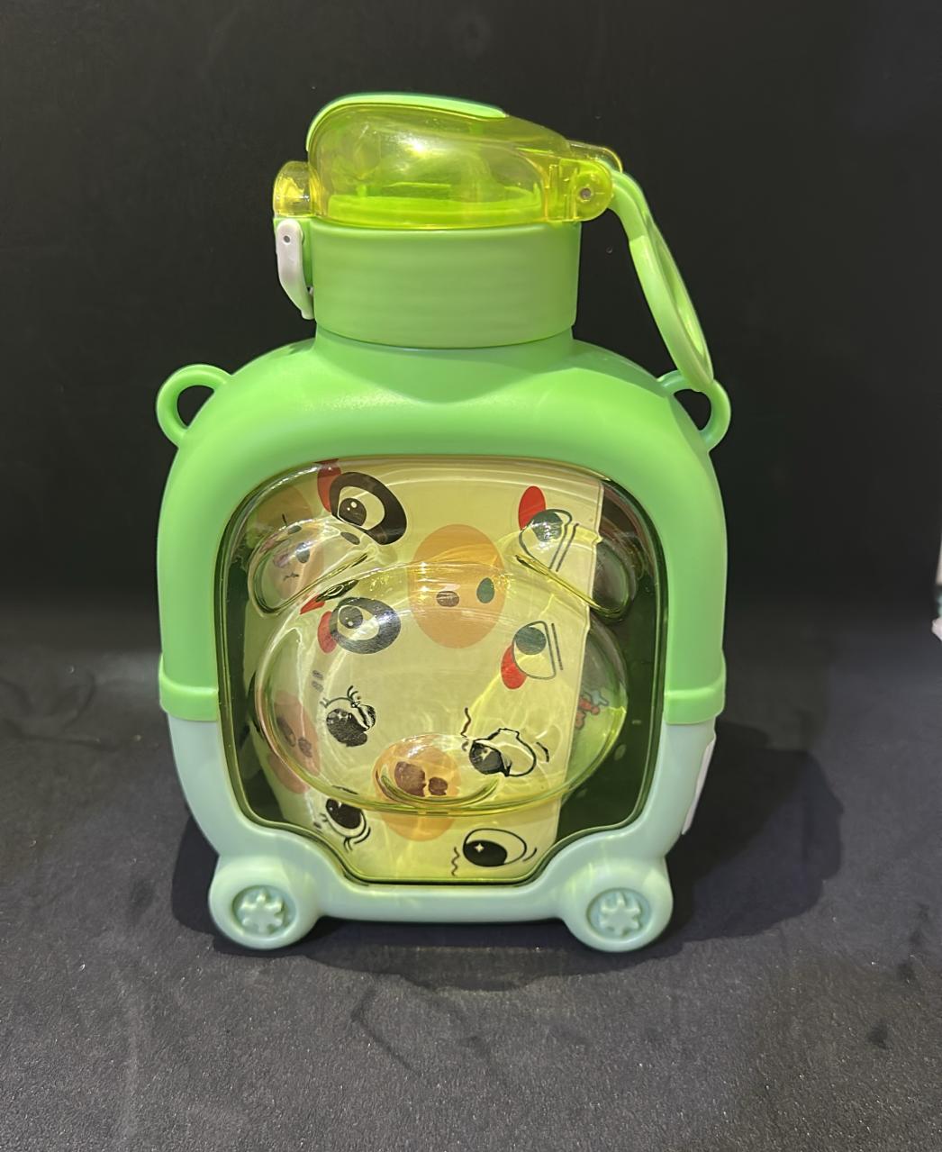 TV-Shaped Cartoon Water Bottle with Strap