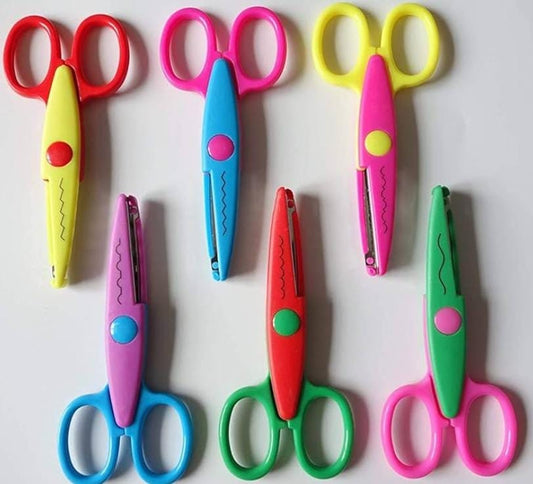 Plastic Zig Zag Scissors – Pack of 2