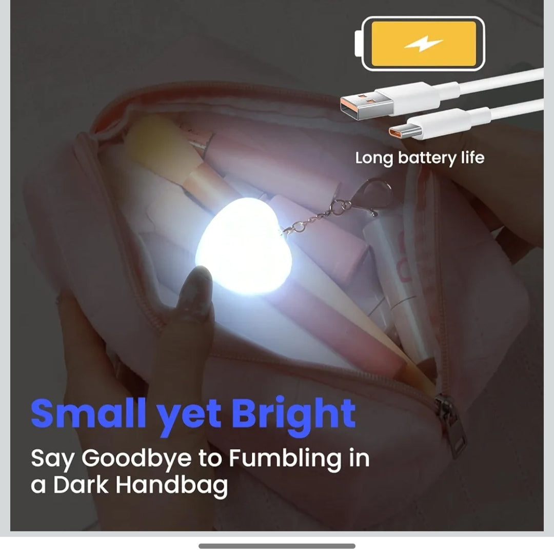 Heart Light ❤️ Friction Racing Bike Keychain🏍️ Valentine Day Combo