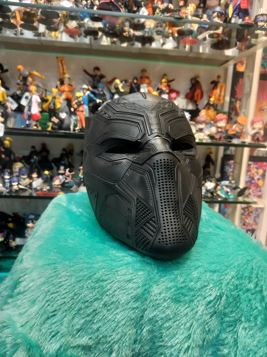 Black Panther Tactical Cosplay Mask – Vibranium-Style Marvel Helmet