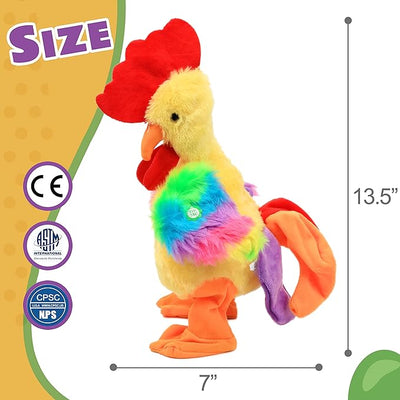 Musical Waving Rooster - Animated Musical Décor