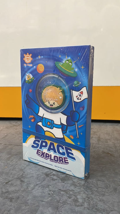 Mermaid and Space Explorer Themed Notebook Set