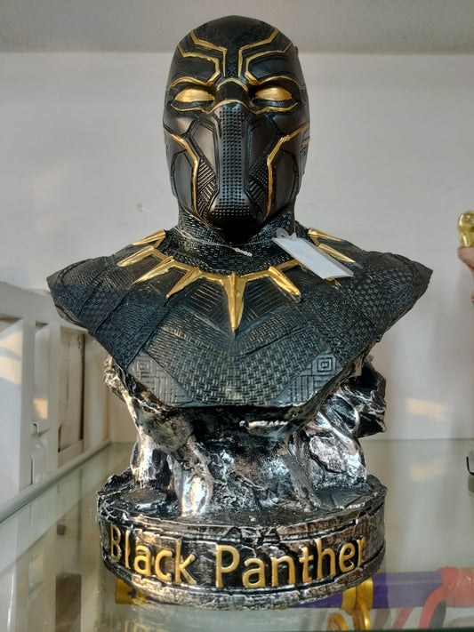 Black Panther Bust Statue – Marvel Wakanda Hero Display Piece