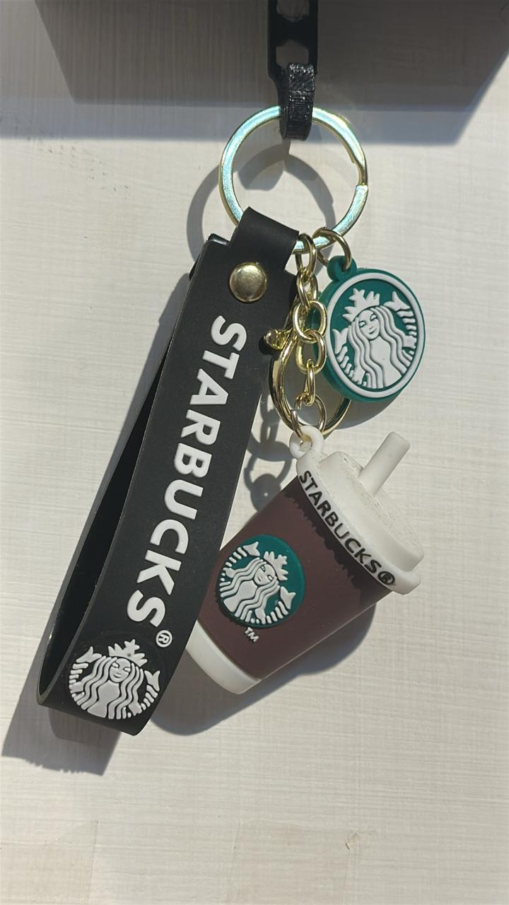 Starbucks Bear Barista Keychain