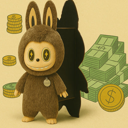 Labubu Wooden Big Money Bank !
