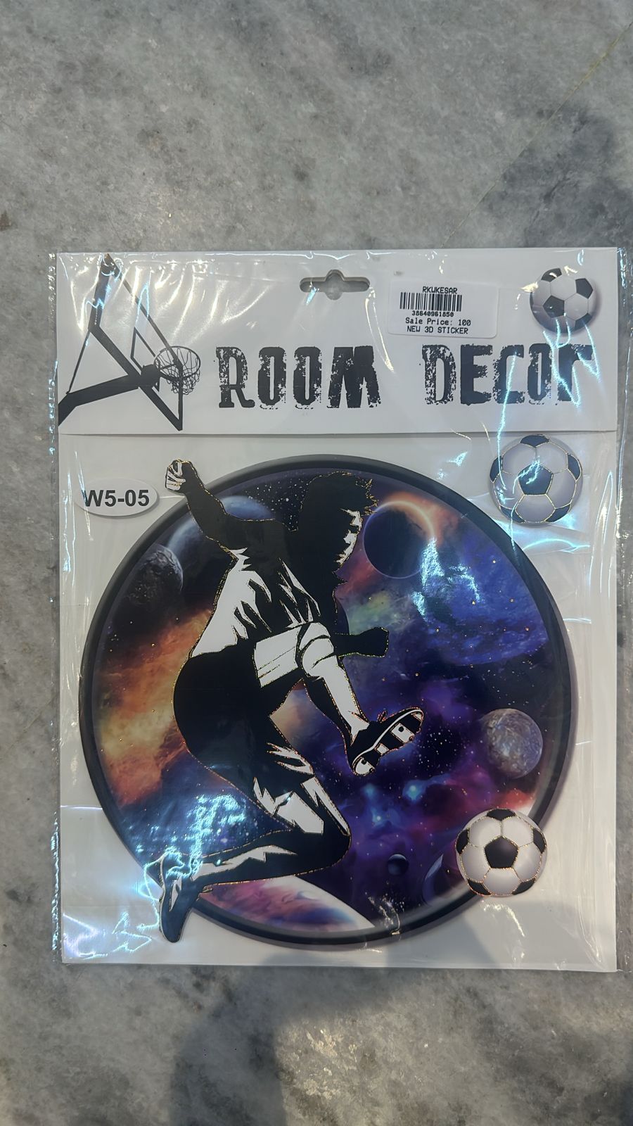 3D Sports Wall Stickers - Room Décor