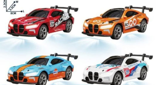 MINI RC Vehicle Alloy Car Model Remote Control 1:64 USB Charging