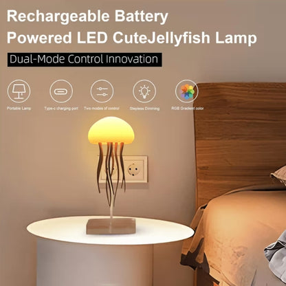 Aurora Jellyfish LED Lamp – Ambient Night Light with Soft Glow & Artistic Design