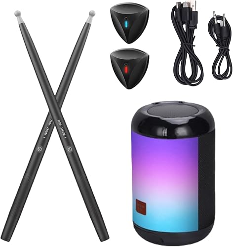 Electronic Air Drum Stick, Electronic Somatosensory Drum Kit Air Drum Stick for Work Spaces for Studios