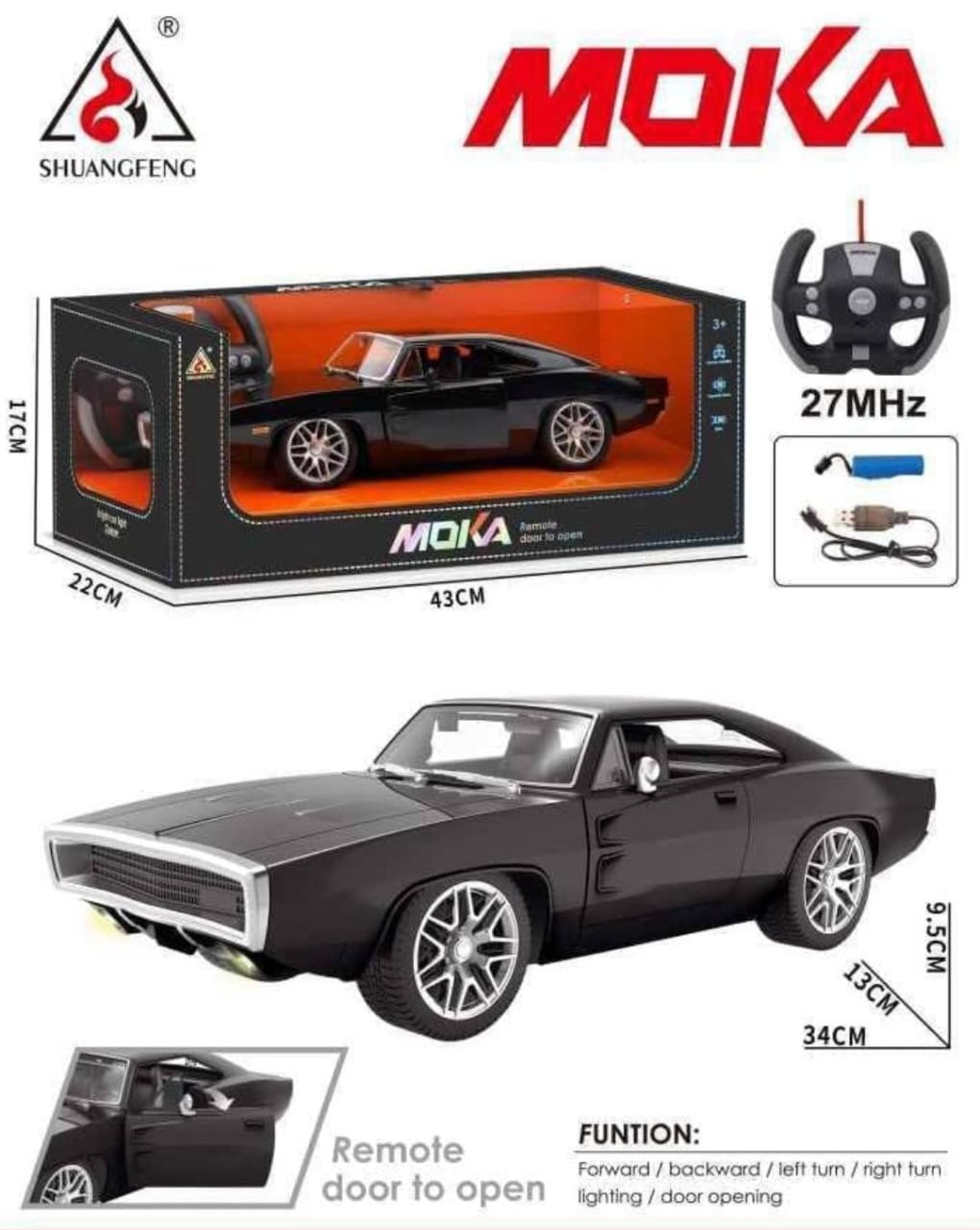 CHARGER 1970/// KGF Car Big // Door Open Function//