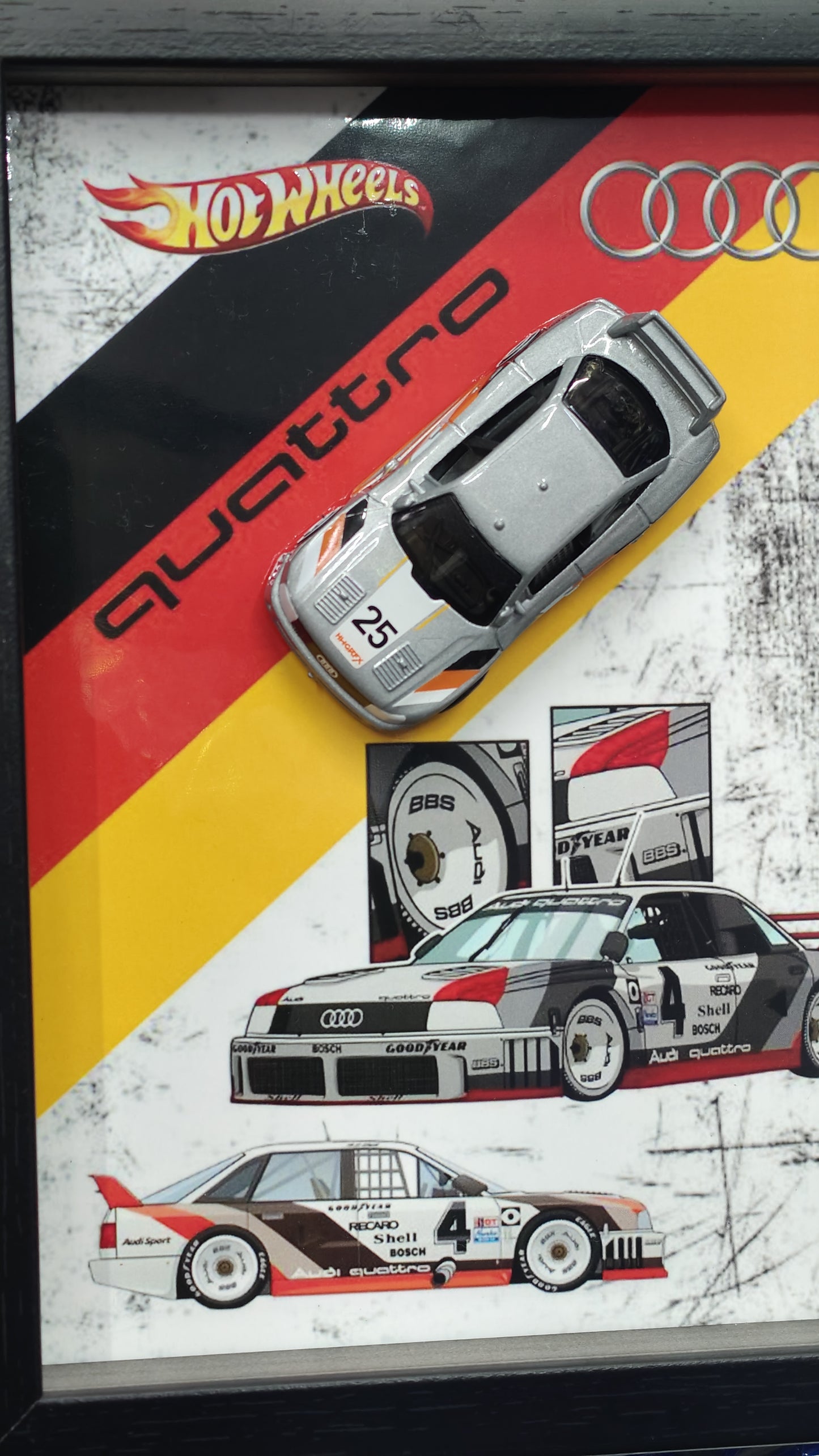 3D Car Frame - Diecast Model Wall Art