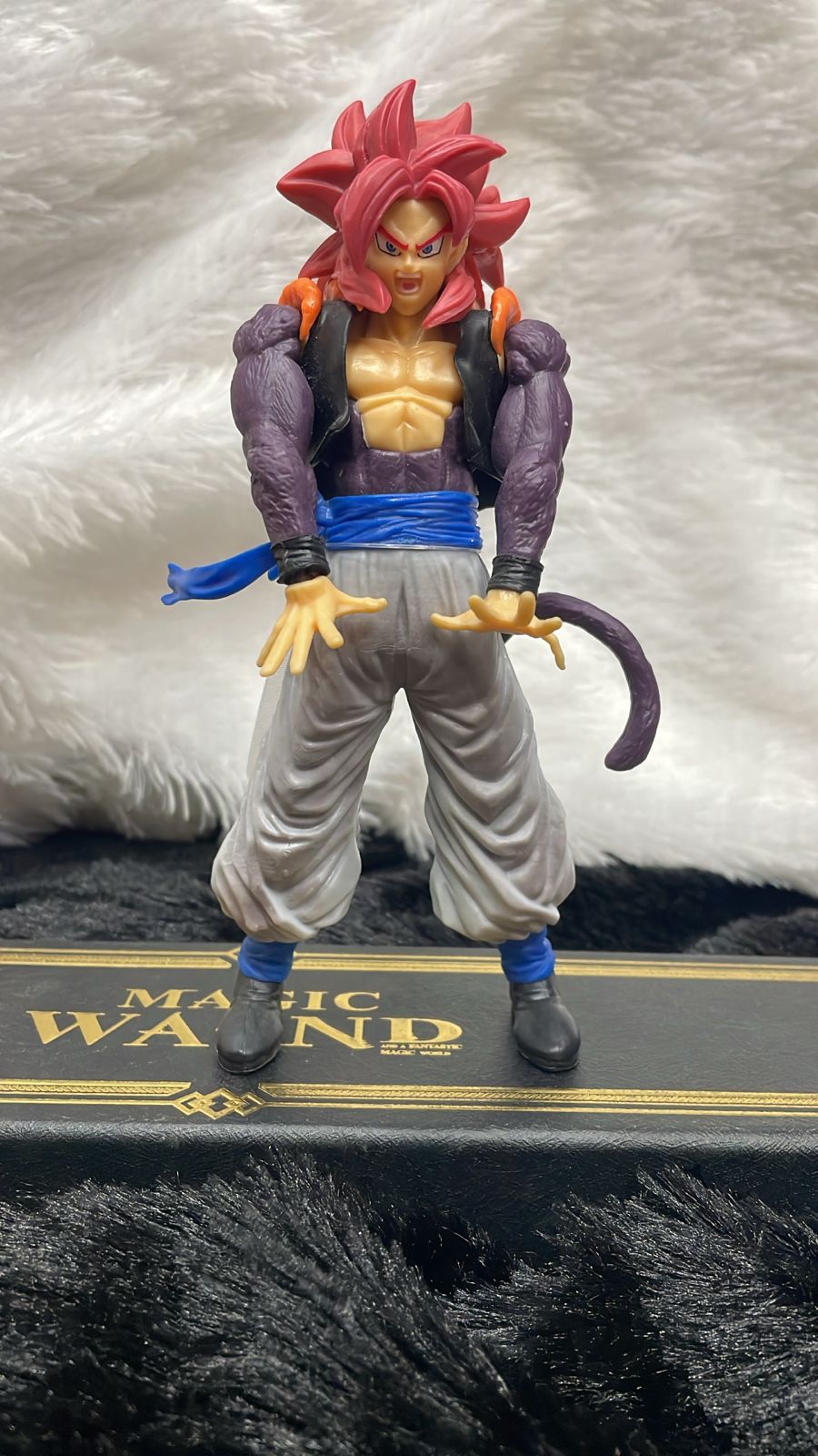 Goku in his Super Saiyan 4 form from the Dragon Ball series