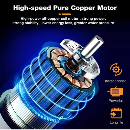 Cordless Portable Wireless Pressure Washer Gun 48V 12000mah High Pressure Water Gun for Car Wash Bike Washing Cleaning| Adjustable Nozzle and 5M Hose Pipe