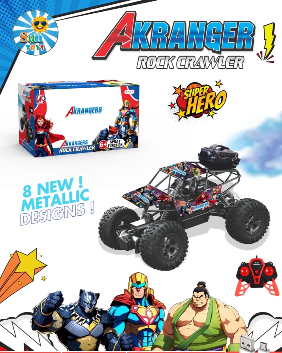 AKRANGER Rock Crawler – Superhero Edition 🚗🔥