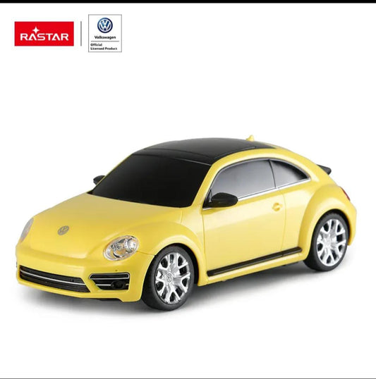 Volkswagen Beetle RC Car – 1:24  Remote Control Model (Yellow & Pink Variants