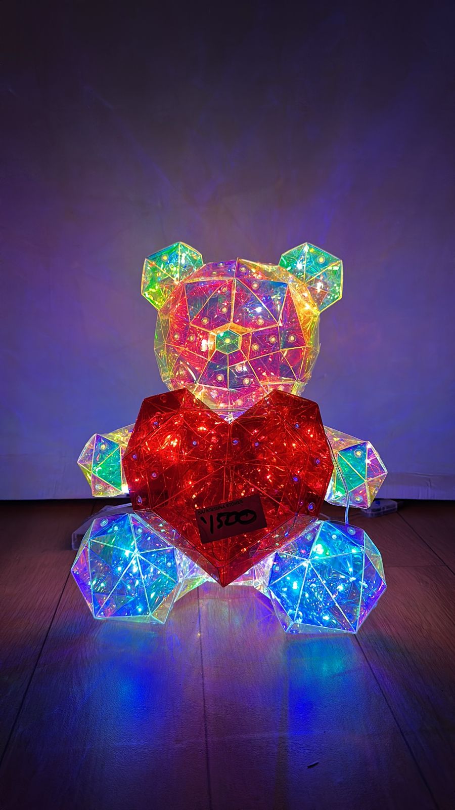 Iridescent LED Teddy Bear Light